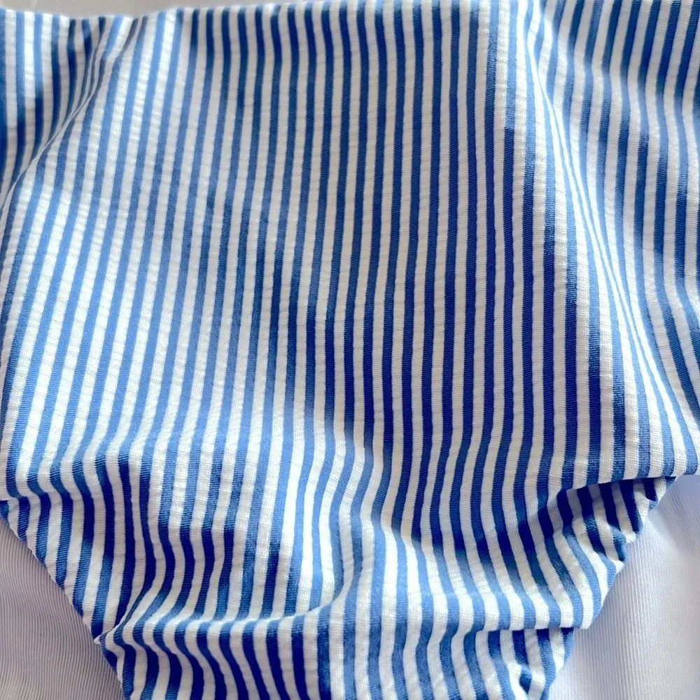 J.Crew Striped Hipster bikini bottom in seersucker Plus Size 3X